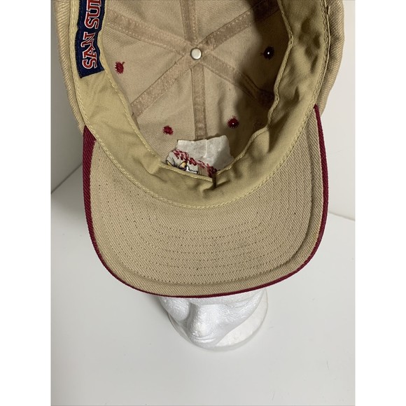 Chrysalis San Sun Tan / Red Adjustable Strap Hat Cap - Picture 10 of 12
